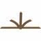 Ekena Millwork Redmond Smooth Timber Gable Bracket, Western Red Cedar, 96"W x 52"H x 1 1/2"D x 5 1/2"F, 13/12 Pitch GBW096X52X0206RED00SWR - alternate 3